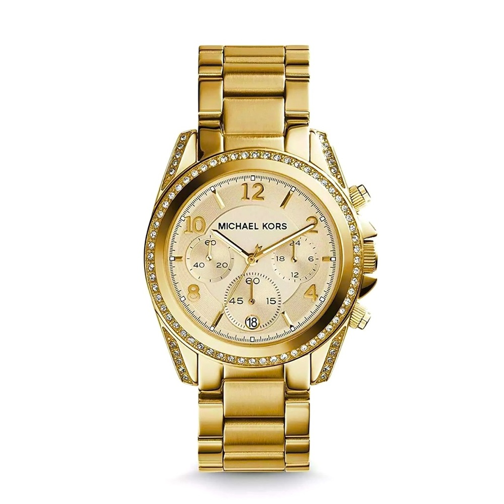 Michael Kors Blair gold and stainless watch
